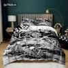Skull Deadpool Duvet Cover Set 240X220 200X200 Bedding Set Twin Queen King Double Bed Linens Quilt Cover Bedclothes Big Hand