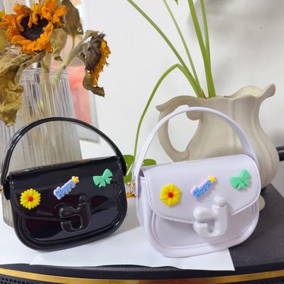 22 Neue Bestseller J-Buchstaben Gelee-Tasche, tragbar Schulter Schrägband, Kinder-Tasche, PVC-Tasche, Münzbeutel.