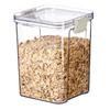 460/700/950/1300/1800ML Kitchen Sealed Storage Box Airtight Moisture-proof Lock Leakproof Dustproof Transparent Rice Cereal Milk