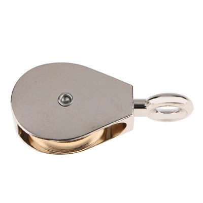 36/52/75mm Rolle Zinklegierung Feststehende Rolle Kronenblock Mini Einzelrolle für Heimwerker