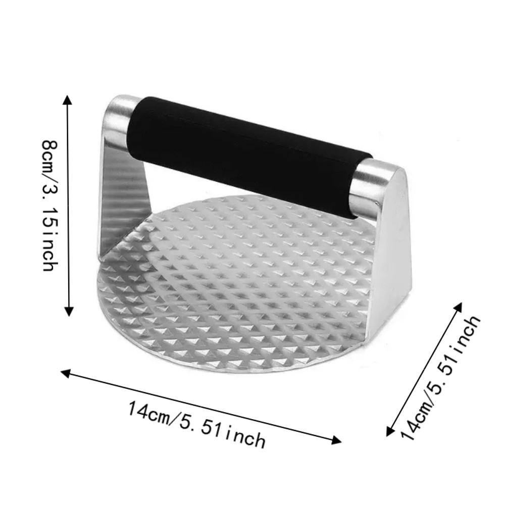 Manual Hamburger Patty Maker Anti-rust Grill Press Durable Barbecue Press Plate Dough
