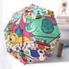 1pc Circus Animal Outdoor Umbrella - Automatic Opening/Closing, Portable 3-Fold Design, 8-Rib Iron Frame, Festival Gift for Fans, Travelers, Dail
