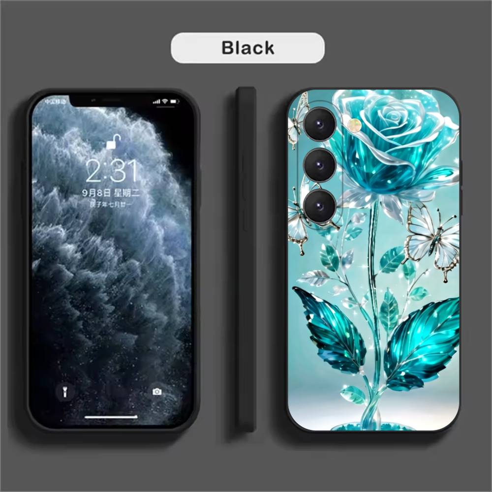 2016 Luxury Flower B Phone Case For Samsung Galaxy A52 A42 A32 A22 A12 A02S A72 A73 A51 A41 A31 A21S A71 A40 A30S A20S