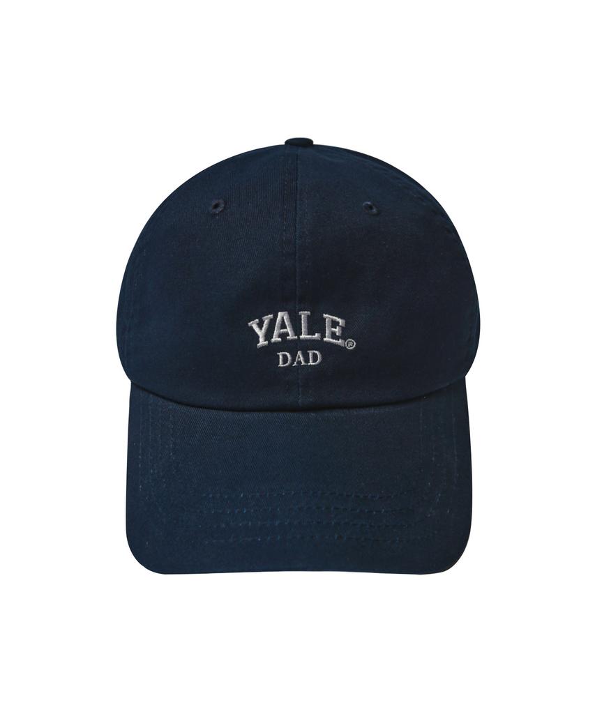 Berretto da papà ricamato YALE Blu Navy