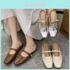 Summer Women's Closed Toe Slippers Chic Comfortable Soft Stylish French Design