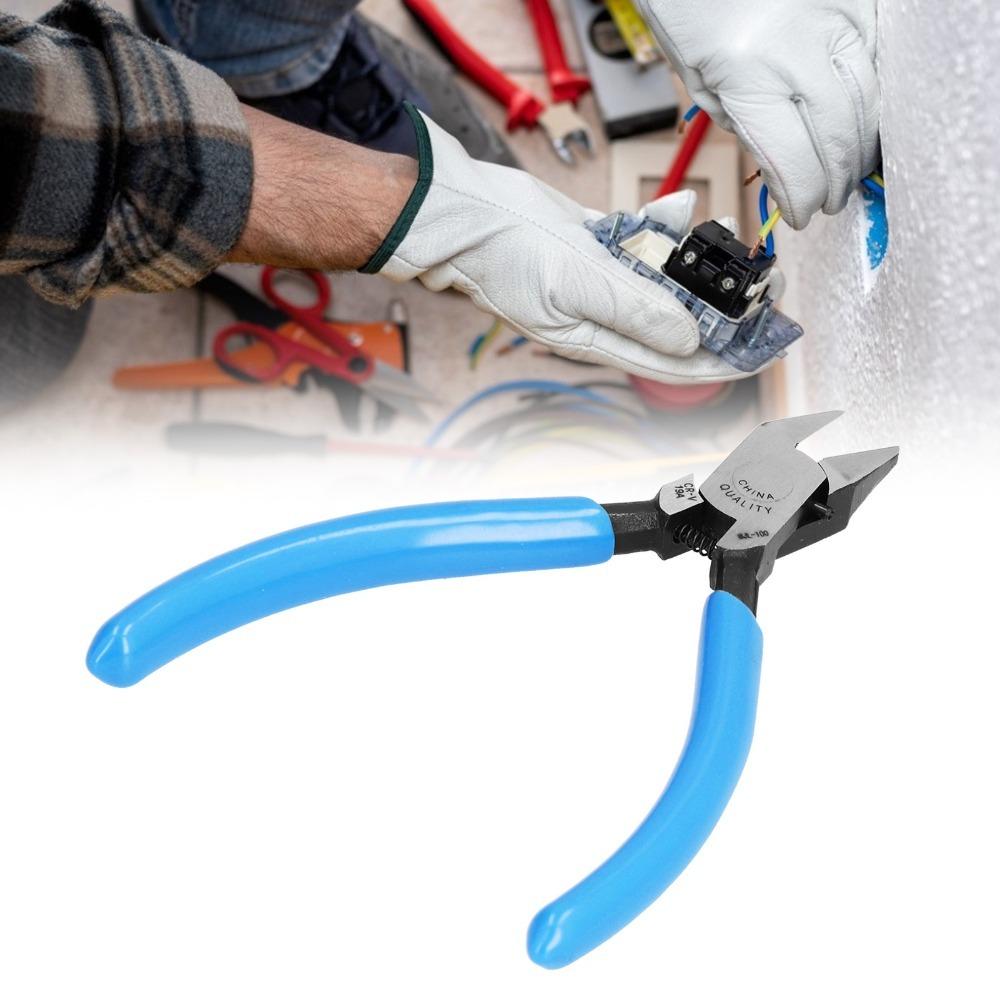 Machined Steel Diagonal Cutting Pliers 4.9 Inch Electrical Wire Cutter Electrical Wire Trimming