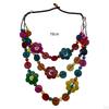 Bohemian Necklace Jewelry Costume Wood Bead for Women Lady Birthday