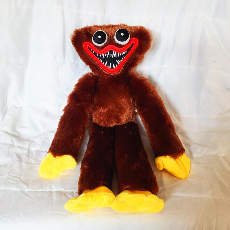 40CM Colorful Cartoon Games Poppy Huggy Wuggy Plush Toys Sequins Stuffed Toys Children's Gifts