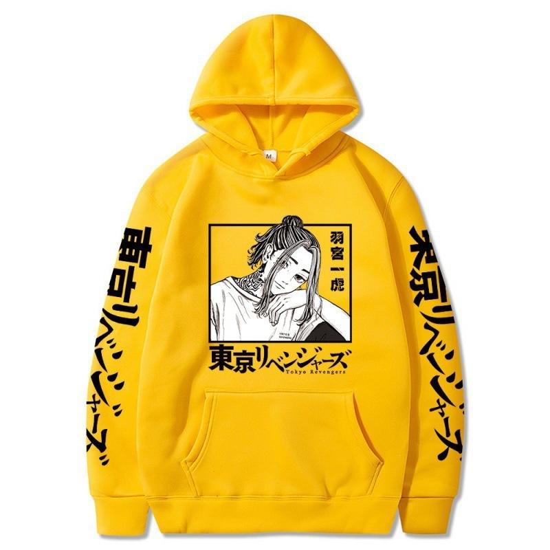 Printed Hooded Jumper Anime Hoodie