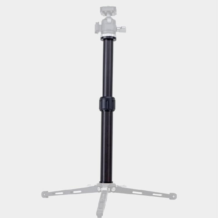 Telescopic Aluminum Alloy Camera Tripod Extension Rod Center Shaft Rod 2-Section Adjustable For Steady Use