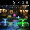 1PC Solar Optical Fiber Jellyfish Light Outdoor Waterproof 1/2/3/5 Layer  for Pathway Outside Pathway Lawn Patio Outside Decor