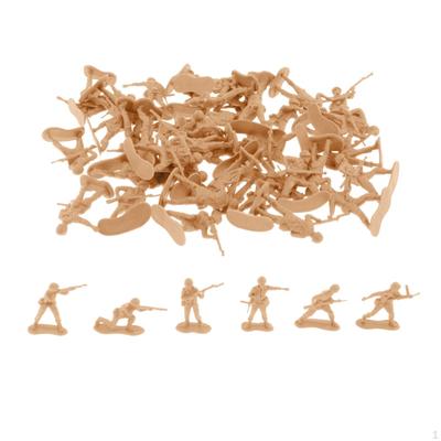 50 Pièces Modèles à l'Échelle 1/35 Coffret Jouet Aménagement de Diorama Unique pour Passionné de Modélisme Cadeau Hobby