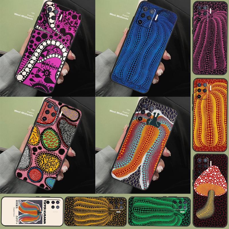 Yayoi Kusama Pumpkin Art Case For Oppo A80 A78 A98 A40 A60 A18 A38 A58 A15 A17 A77 A74 A94 A54 A57S A16 A76 A96 Cover