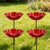 Stazione di irrigazione a farfalla in plastica leggera Accessori da giardino che funzionano sia come supporto per fiori che come abbeveratoio per uccelli
