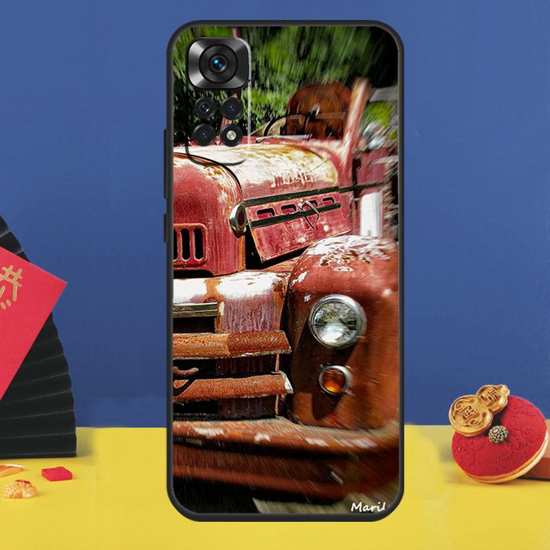 

Old Retro Tractors Car Phone Case For Xiaomi Redmi Note 14 Pro 12 11 9 10 13 15 Pro Plus 10C 12C 13C 14C 15C Cover Redmi 10C