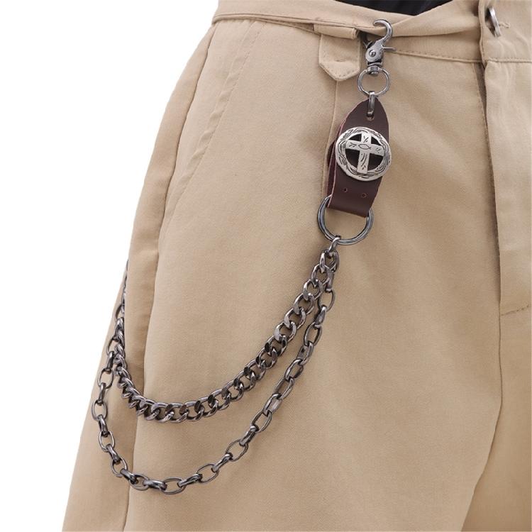 Tassels Chain Belt Personality Charm Belt Fashionable Studded Metal Chain Belt for Everyday and Event Use