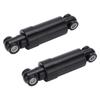 2pcs Shock Absorber Black 750lbs 110mm Steel Alloy Rustproof for Folding Scooter Electric Bike