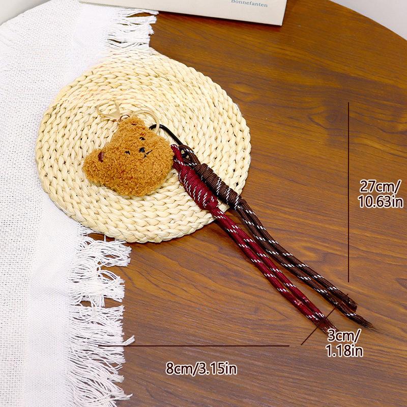 Plush Doll Bag Pendant Bag Pendant Creative Keychain Hanging Rope Bag Accessories Key Pendant Car Keychain Charm Gift