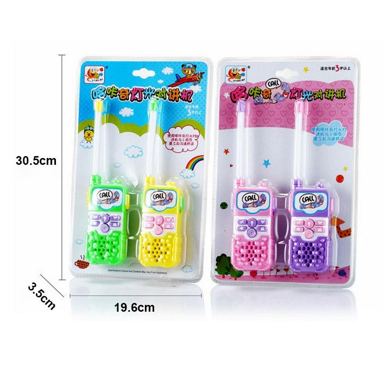 Intercom Elektronische Walkie Talkie Kinder Kind Mini Spielzeug Tragbare Zwei-Wege-Radio