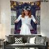 Lana Del Rey Wall Tapestry Aesthetic Wall Hanging Printed Fabric Blanket Decorative Tapestries for Bedroom Living Room Home Decor