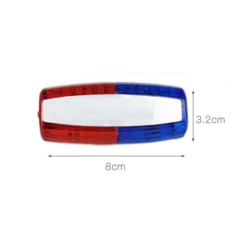 LED Red-Blue Flashing Shoulder Warning Light