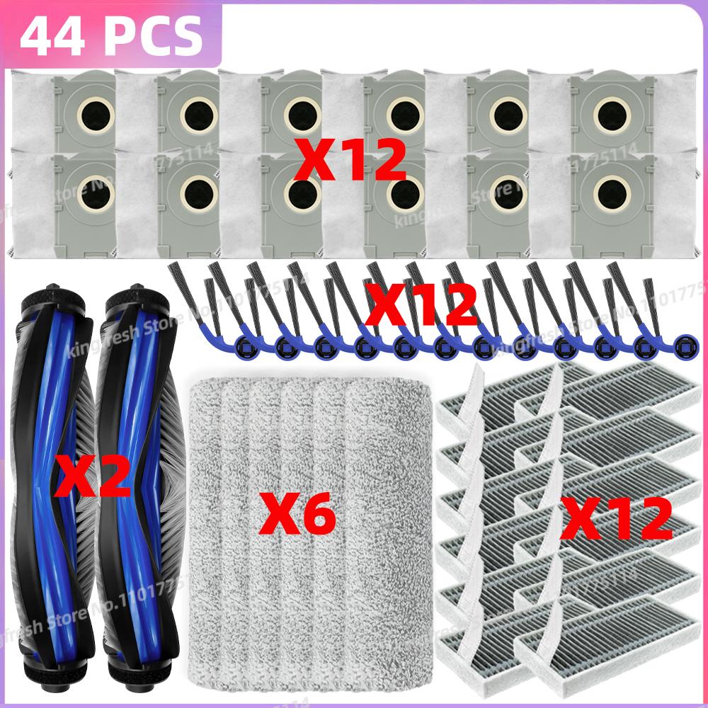 Fit For ( ECOVACS T80 PRO OMNI / T80 OMNI ) Vacuum Parts Main Roller Mop Cloth Side Brush Dust Bag HEPA Filter Accessories