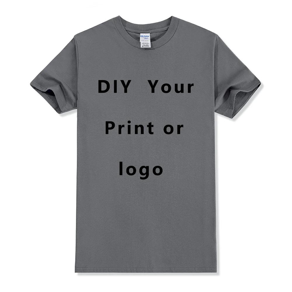 Custom T shirt Women Men Customised Printed 100 Cotton Short Sleeve Your Logo Photo Brand Text Tee Personalize Graphic Clothing