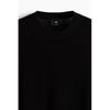 H M Regular FiT Hole KniT T sHirT Black