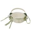 Flower Girl Basket Romantic Elegant Lightweight Hand Woven Wedding Flower Basket for Bride 5800