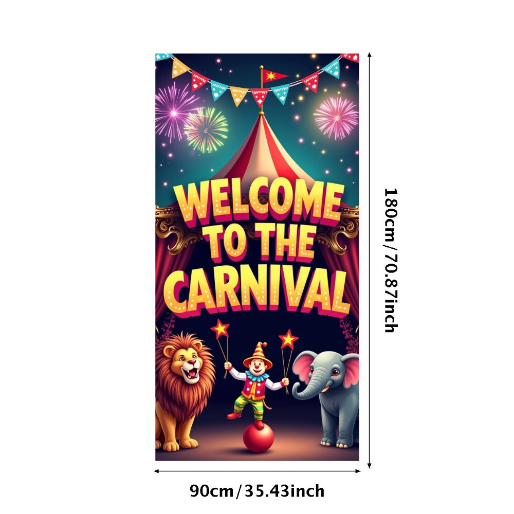 Event Backdrop Large Carnival Banner Decor Reusable Welcome Backdrop For School Event Festival Decor Birthday