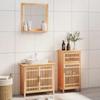 Day and Night - Day and Night Bathroom Furniture Set 3 Pieces Solid Walnut Wood
