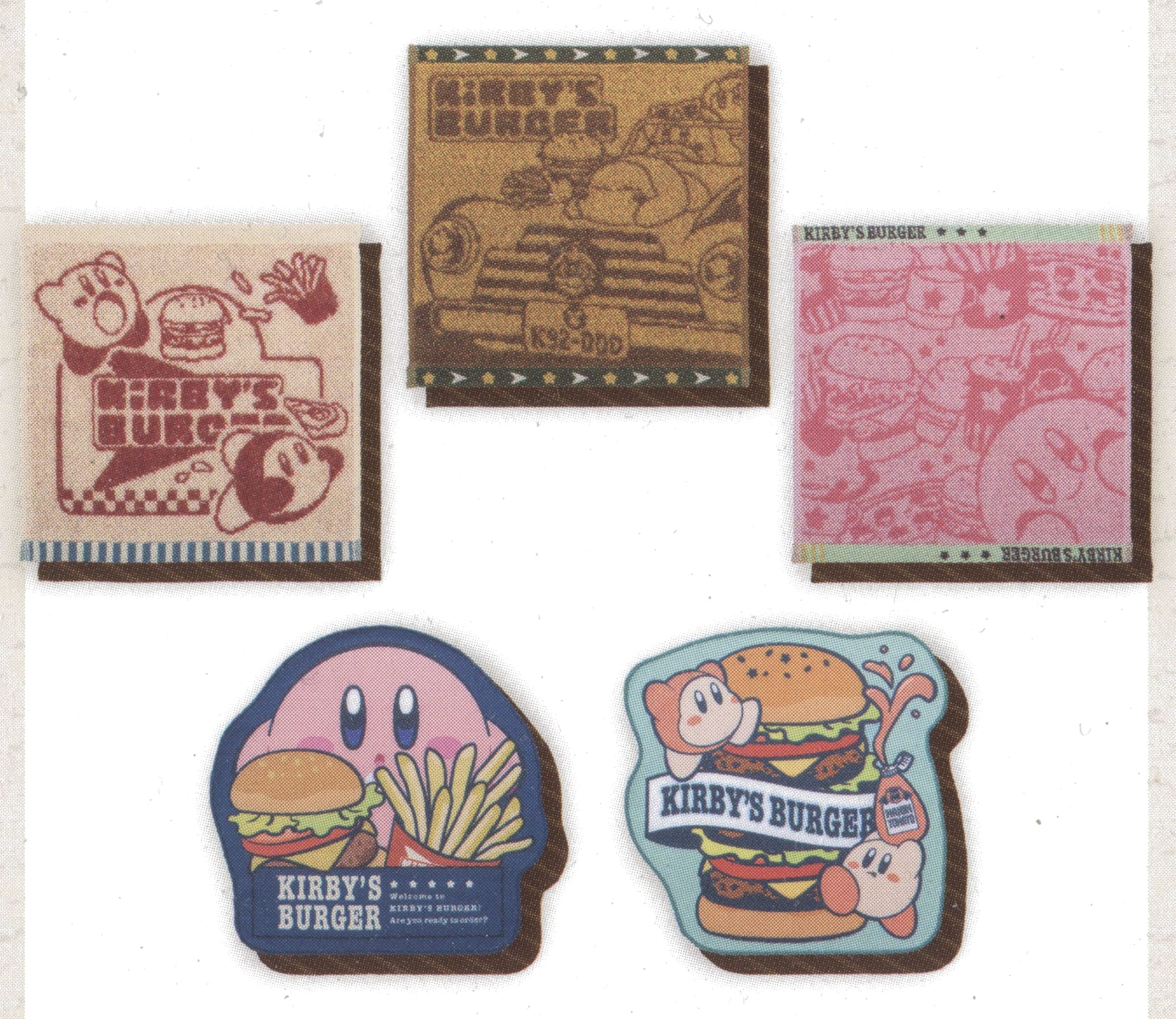 

Ichiban Kuji Kirby of the Stars KIRBYS BURGER H Приз Голодный Дизайн Набор Полотенец из 5 штук