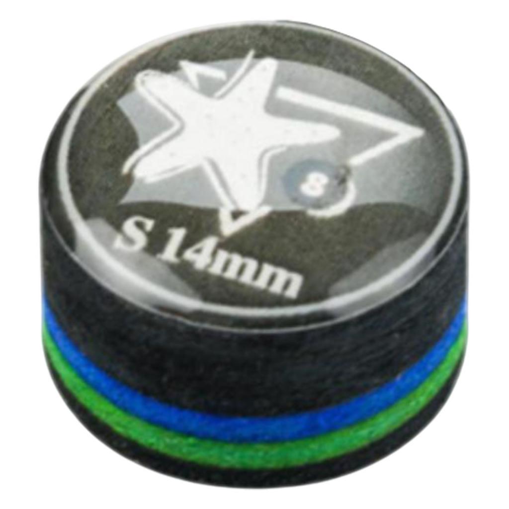 5Pcs Pool Cue Tips,Billiards Cue Tips,14mm Pool Cue Parts Repair, Wear Resistant Universal Snooker Stick Tips Pool Stick Tips