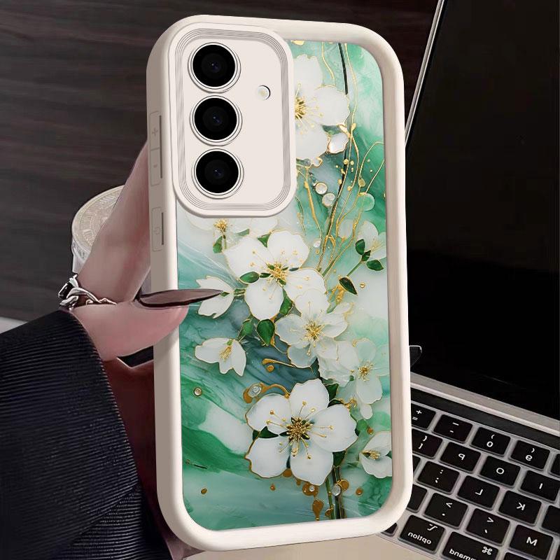 Fashion Marble Pattern S25Ultra Phone Case For Samsung Galaxy S25 S24 S23 Ultra 5G Funda S22 S20 Plus S21 FE S24FE Cases Cover