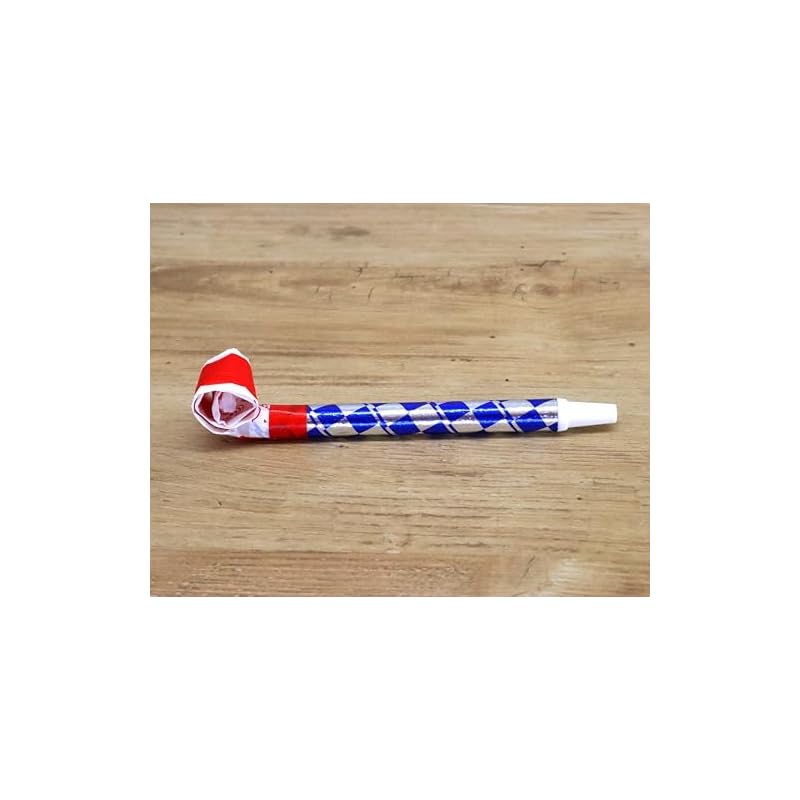 Japanese-made Traditional Toy, Retractable Party Blower (12-piece Set, Assorted Colors)