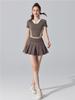 Antibacterial Pleated Athletic Skirt: Nude Feel, Quick-Dry, Anti-Exposure, Yoga, Golf, Tennis