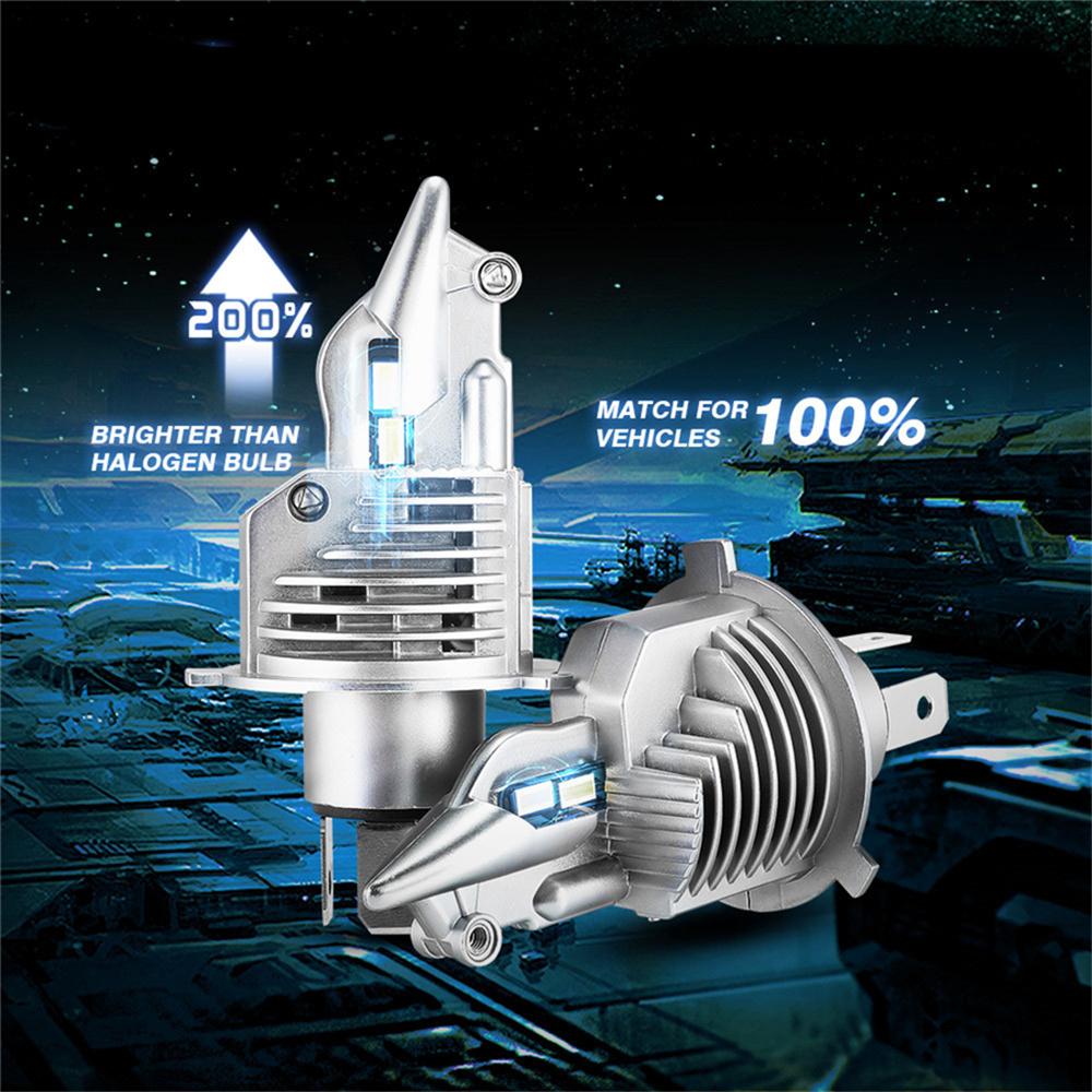 6000Lm 6500K 35W Motorcycle H4 9003 Hb2 Led Headlight Hi/Lo Beam Bulb Waterproof