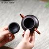 130ml Yixing Purple Clay Teapots Handmade Raw Ore Black Gold Sand Tea Pot Beauty Tea Infuser Kettle Chinese Zisha Tea Set