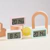 Elegant LCD Display Clock Digital Alarm Clock Fashionable Bedroom Alarm Clock