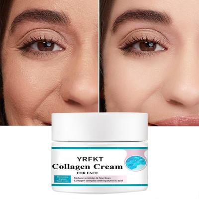 Face Collagen Cream Moisturizing Nourishing Cream Reduce Wrinkles Brightening Skin Facial Cream Face Skin Care