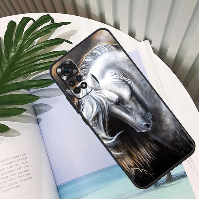 Domineering Cool Horse Funda For Xiaomi Redmi Note 14 10 11 12 13 15 Pro Plus Case For Redmi 15 15C 14C 12C 10C 13C