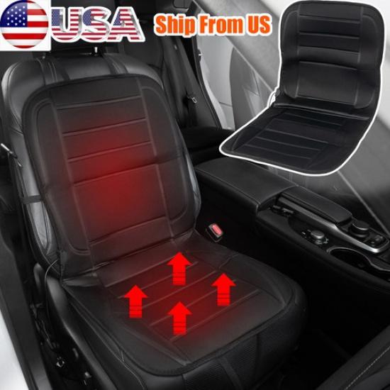 Car Heated 12V Heating Seat Cover Cushion Pad Winter Warmer Heater Universal
