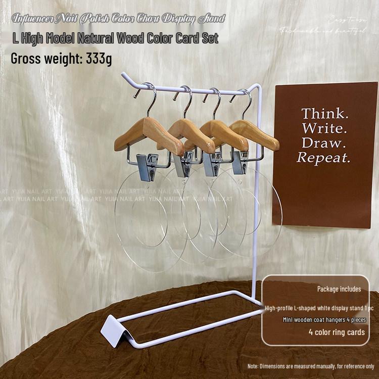 Nail Polish Color Display Board with Hanging Tag for Nail Art