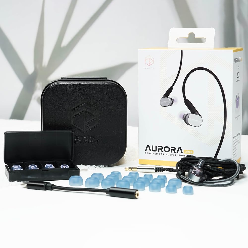 HiFiGo ROSE Technics Aurora Ultra Wired Earphones with 1 Planar 1 Dynamic and Interchangeable Unleash the Ultimate HiFi Experience with Expertly