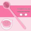 Silicone Long Handle Bath Brush & Double-Sided Back Scrubber