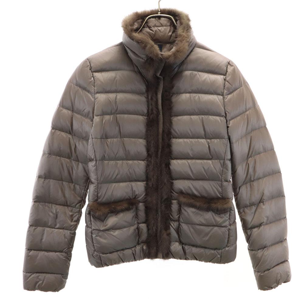 

MONCLER Made in Hungary Down jacket Grege TEMPLEZ GIUBBOTTO with mink fur Women Used