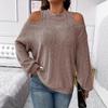 Women's Off-the-Shoulder Casual Long Sleeve T-Shirt