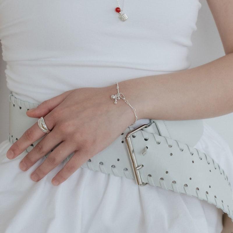 NUDOOR Twist Chain Tassel Bracelet