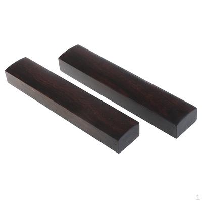 1 Pair of Wooden Chinese Paperweights for Writing Parts