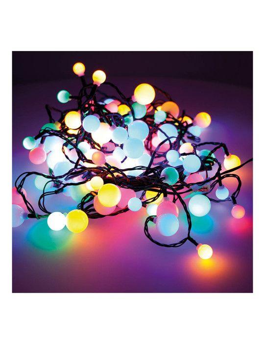 Guirlande Lumineuse - CHERRY - 14m - 120 LED - Multi-Couleur - Extérieur
